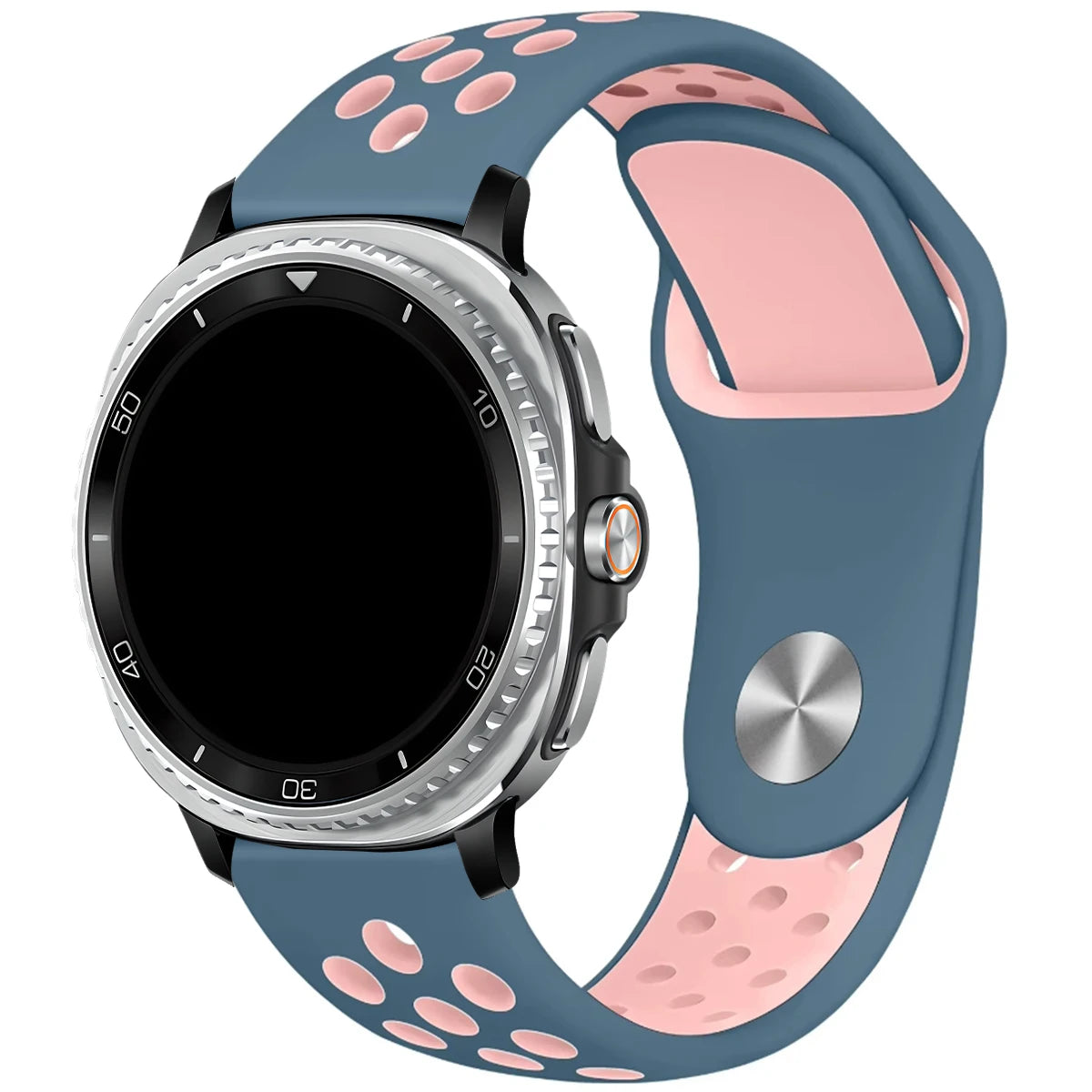 Dual Color Soft Silicone Sport Band for Samsung Galaxy Watch 8 & Galaxy Watch 8 Classic