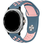 Dual Color Soft Silicone Sport Band for Samsung Galaxy Watch 8 & Galaxy Watch 8 Classic