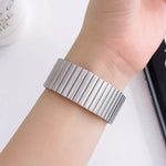 Elastic Stainless Steel Watch Band for Apple Watch