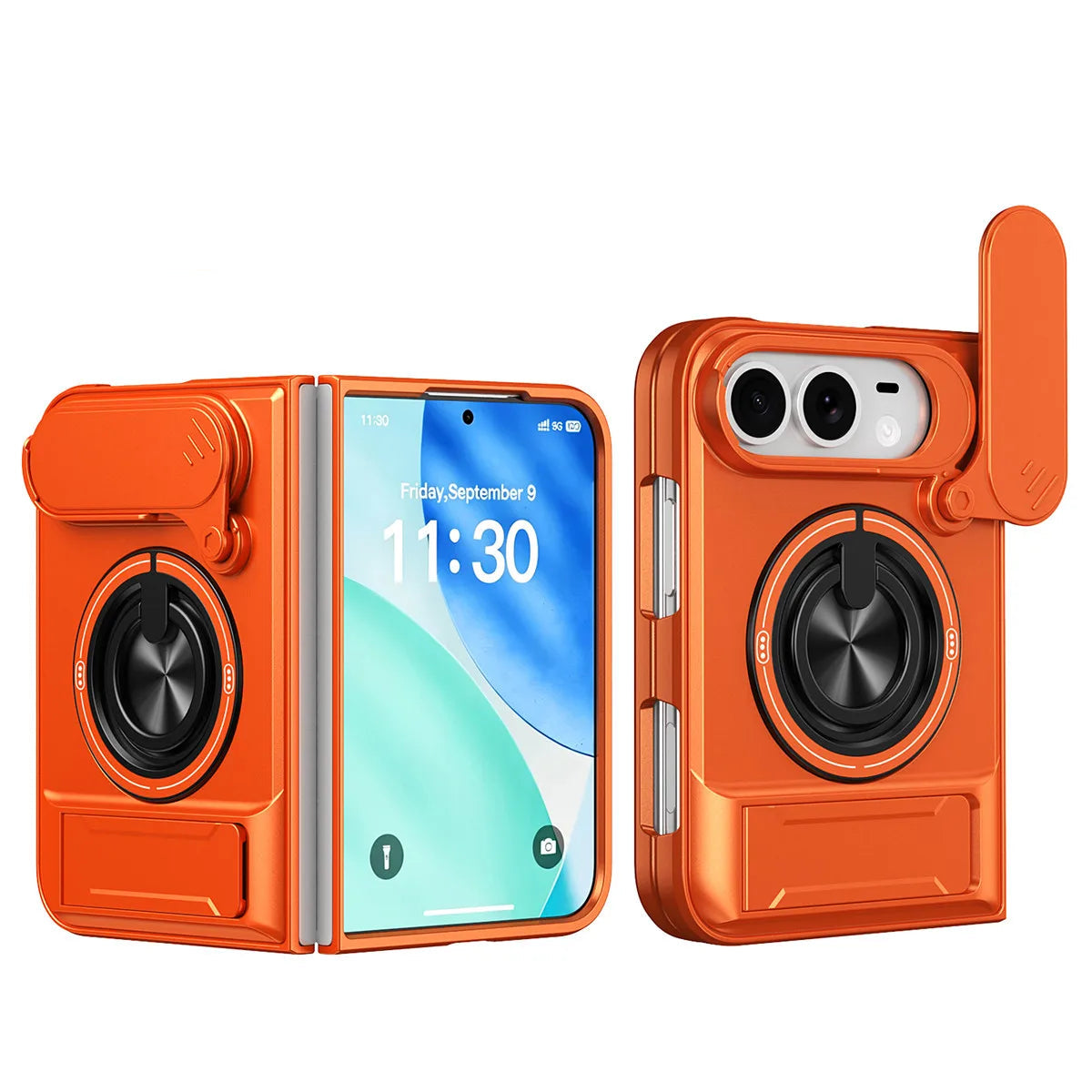 Sliding Camera Lens Protector Case for iPhone Duo