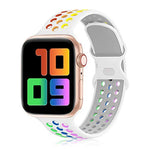 Breathable Sport Silicone Replacement Band for Apple Watch