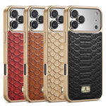 Premium Plating Leather Protective Case for iPhone 17 Series