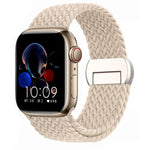 Stretchable Braided Solo Loop with Magnetic Closure for Apple Watch
