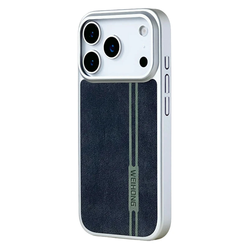 Matte Fabric Frosted Armor MagSafe Case for iPhone 17 Series