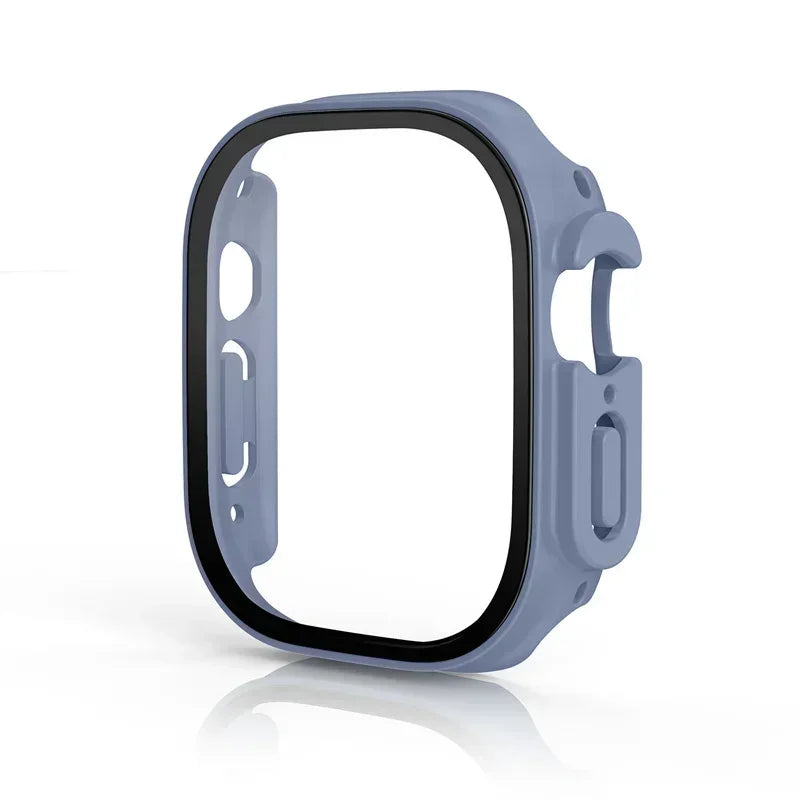 Tempered Glass Screen Protector + PC Bumper Case for Apple Watch Ultra
