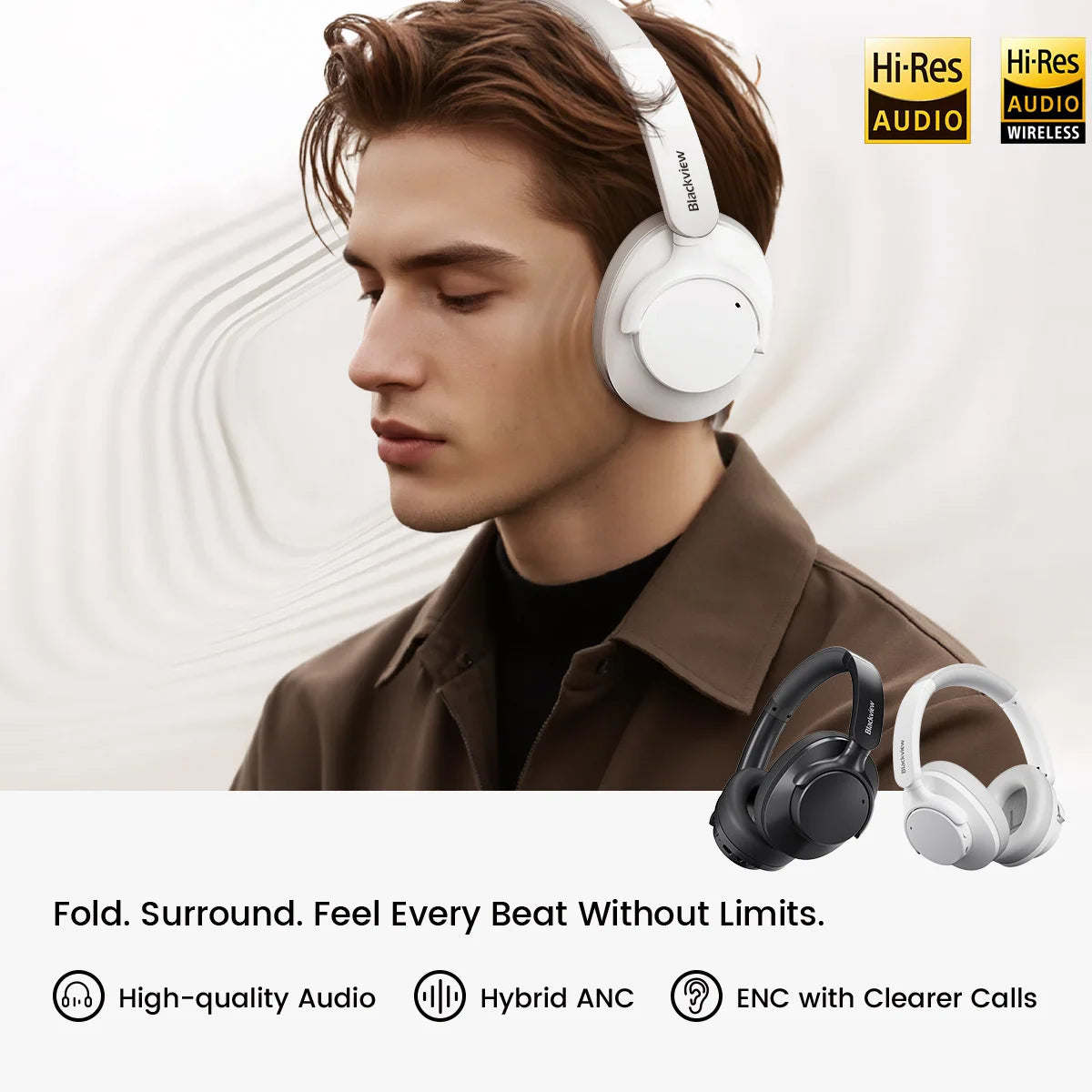 Blackview Fitbuds H1 Hybrid ANC Over-Ear Headphones