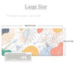 Abstract Flower Design Gamer Mouse Pad