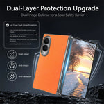 Premium Lychee Texture Magnetic Leather Case for Samsung Galaxy Z Fold 8