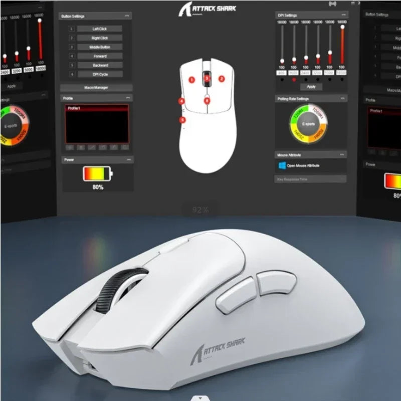 Attack Shark R1 Lightweight Wireless Mouse