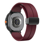 Silicone Magnetic Buckle Strap for Samsung Galaxy Watch 8 /  Galaxy Watch 8 Classic