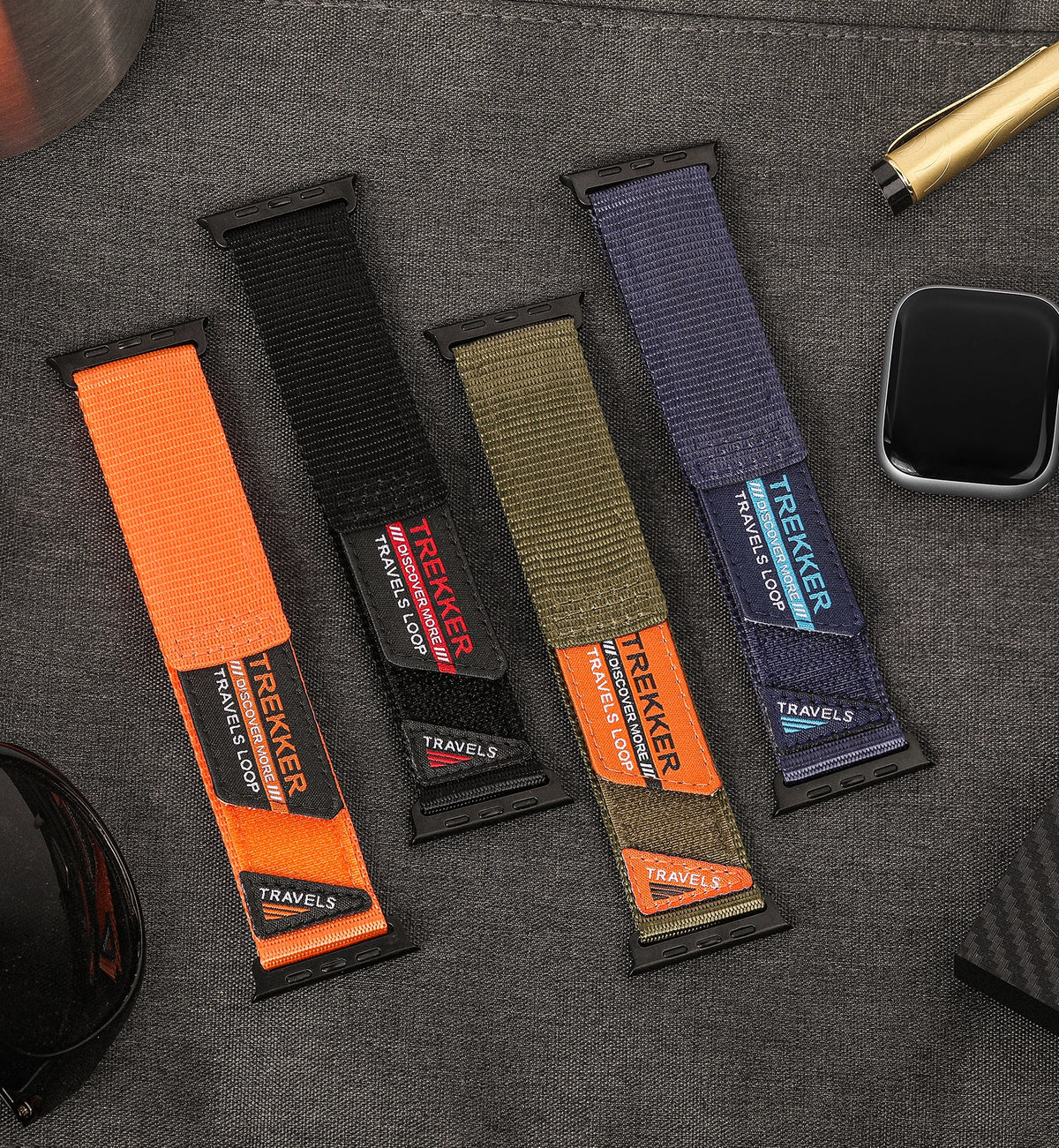 Breathable Nylon Trail Loop Sport Band for Apple Watch