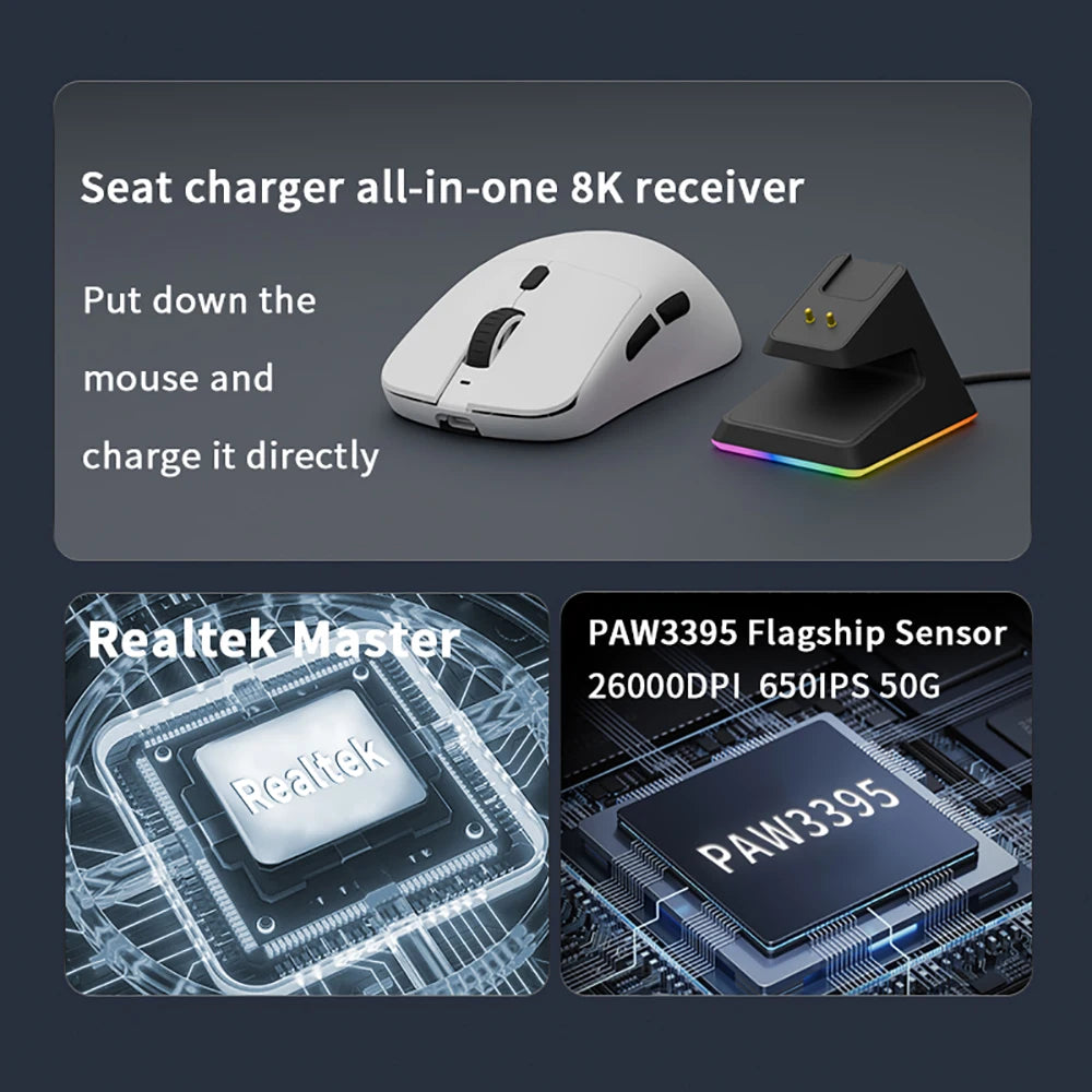 Darmoshark X5 Wired/Wireless Gaming Mouse