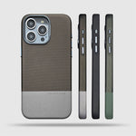 Luxury Splice PU Leather MagSafe Case for iPhone 16 Series