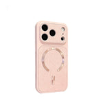 Shockproof Lychee PU Leather MagSafe Case for iPhone 17 Series