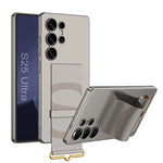 Shockproof Slim Case with Built-in Wristband for Samsung Galaxy S25 Ultra
