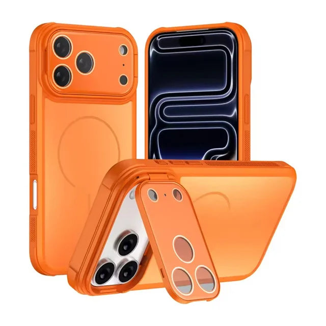 Matte TPU MagSafe Case with Full-Coverage Camera Lens Protection for iPhone 17 Series