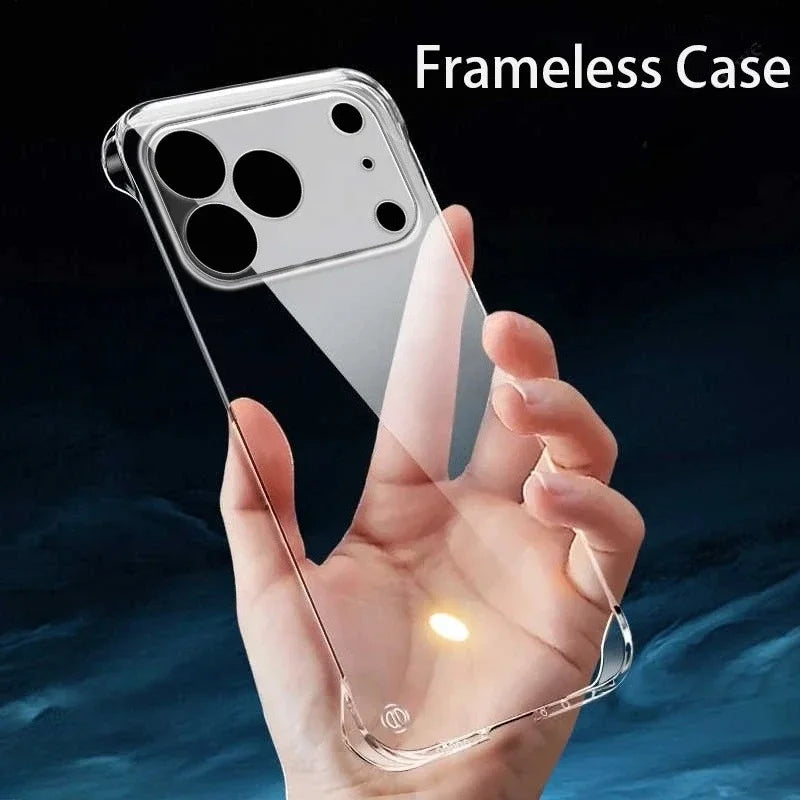 iPhone 17 Series Slim Frameless Transparent Phone Case