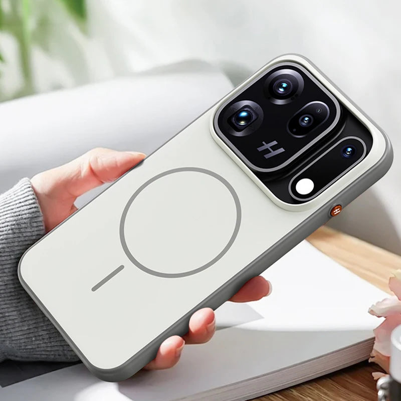Matte PC TPU Camera Protection Case with Magnetic Attachment for OPPO Find X10 Series