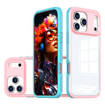 Hybrid Hard PC + TPU Transparent Shockproof Case for iPhone 17 Series