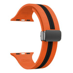 Textured Dual-Layer Band with Pin-and-Hole Adjustment for Apple Watch