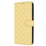 Wave Dot Texture Leather Wallet Phone Case for iPhone 15 Series