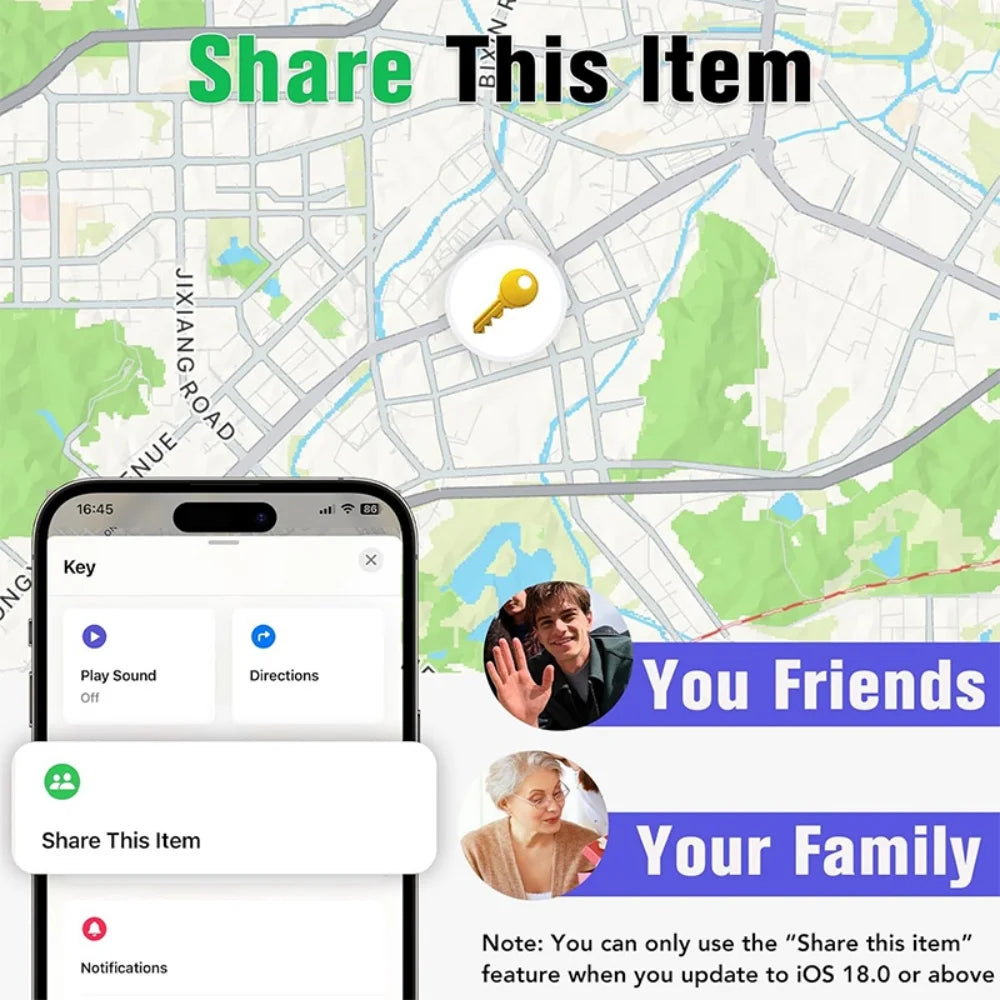Vyvylabs Mini Smart Tracker for Apple Find My