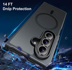 Translucent Matte Magnetic Case with Raised Camera Protection for Samsung Galaxy Z Fold 8 Ultra