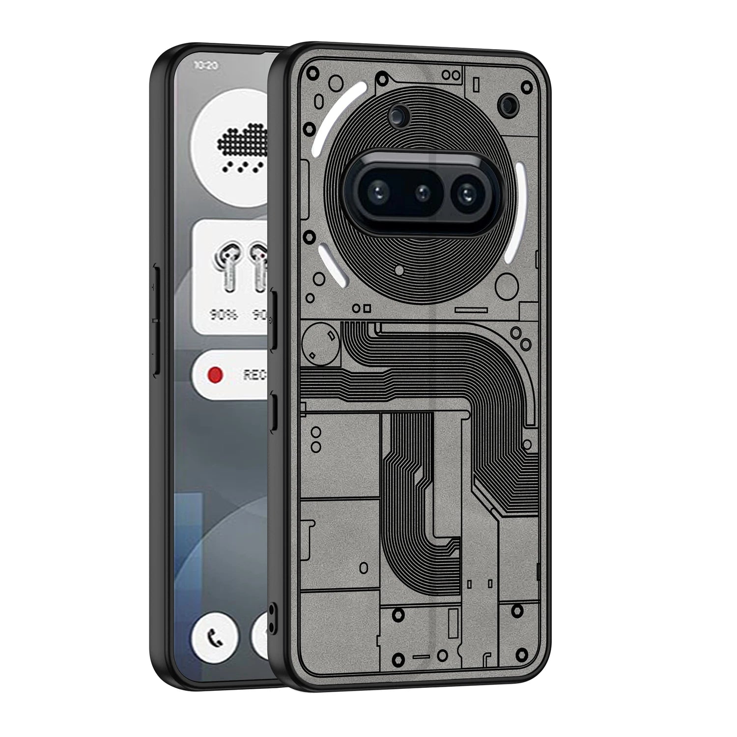 Frosted Matte Leather Case for Nothing Phone 3a / 3a Pro