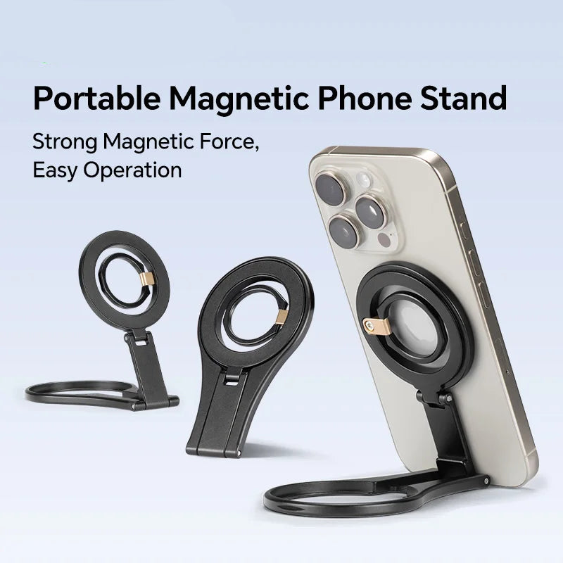 Foldable Double-Sided Magnetic Phone Holder