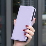 Shockproof Leather Folio Case with Card Slots for iPhone 17 Series