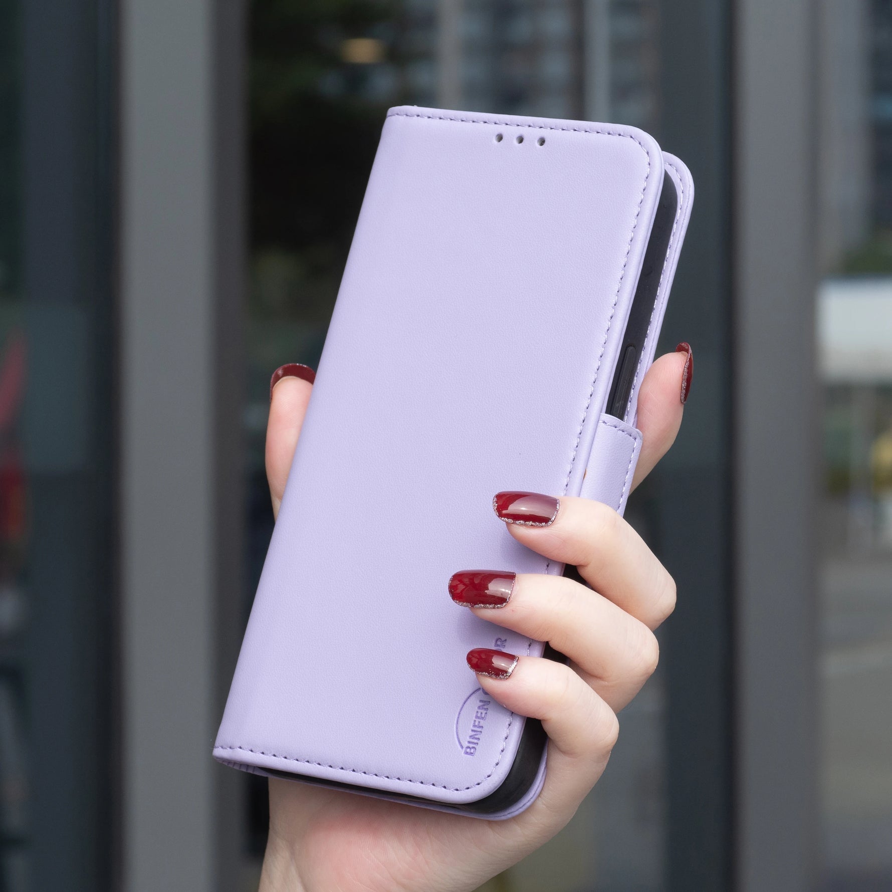 Shockproof Leather Folio Case with Card Slots for iPhone 17 Series