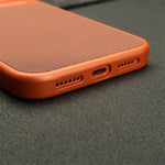 Diamond Pattern Leather MagSafe Case for iPhone 17 Series