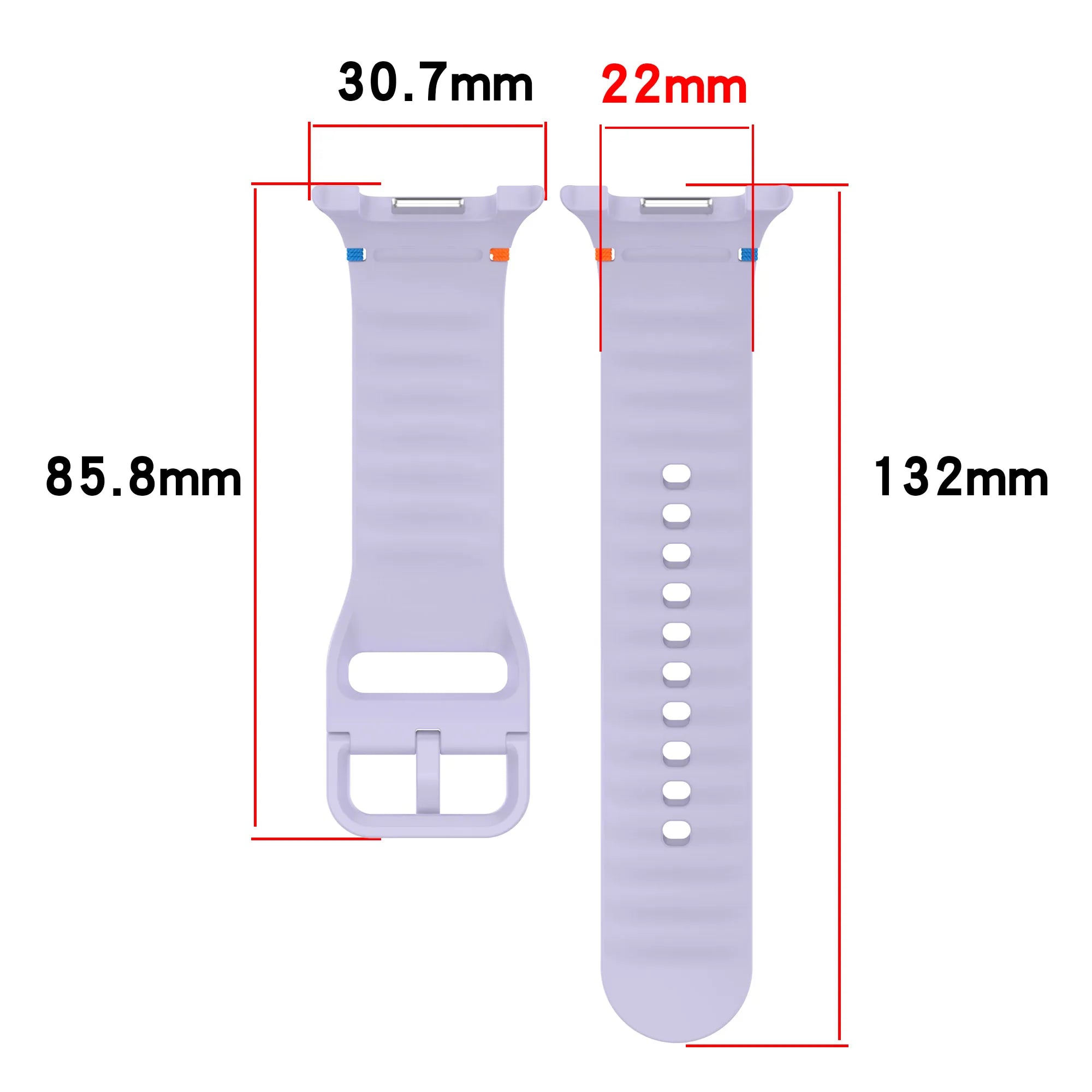 Soft TPU Silicone Band for Samsung Galaxy Watch 8 / Galaxy Watch 8 Classic