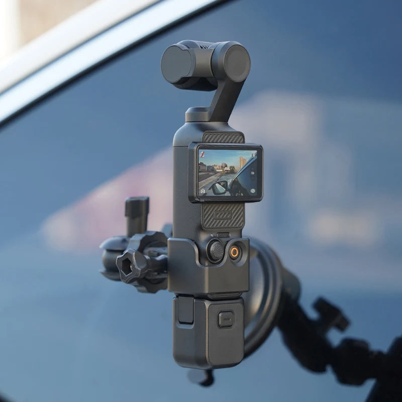 Car Mount Adapter with Suction Cup for Action Cameras