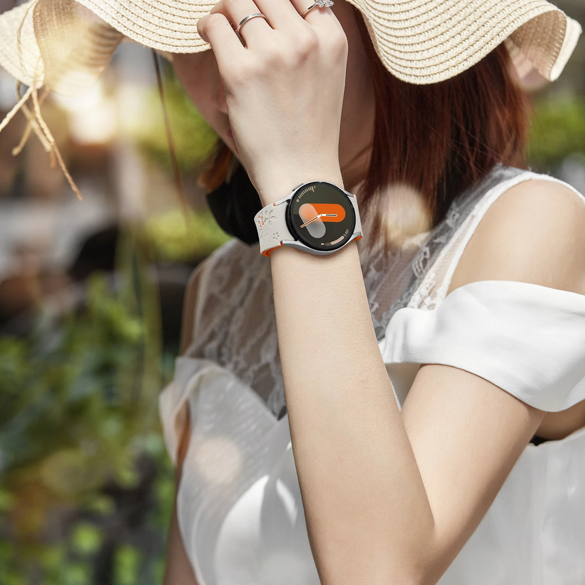 Engraved Silicone Sport Band for Samsung Galaxy Watch 7