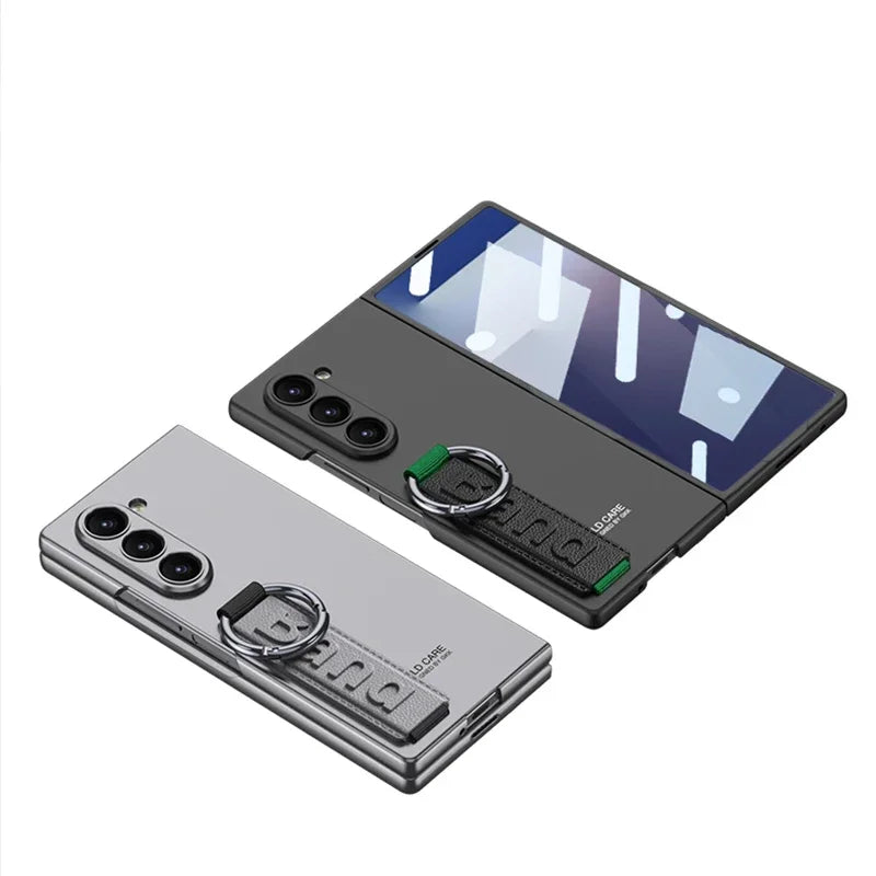 Samsung Galaxy Z Fold7 Protective Case with Elastic Wrist Strap