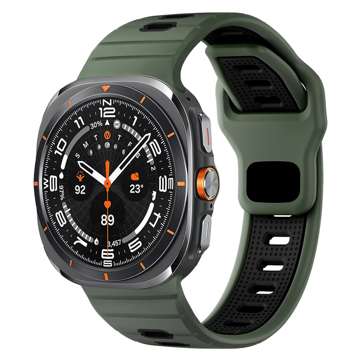 Perforated Silicone Sports Band for Samsung Galaxy Watch Ultra 2