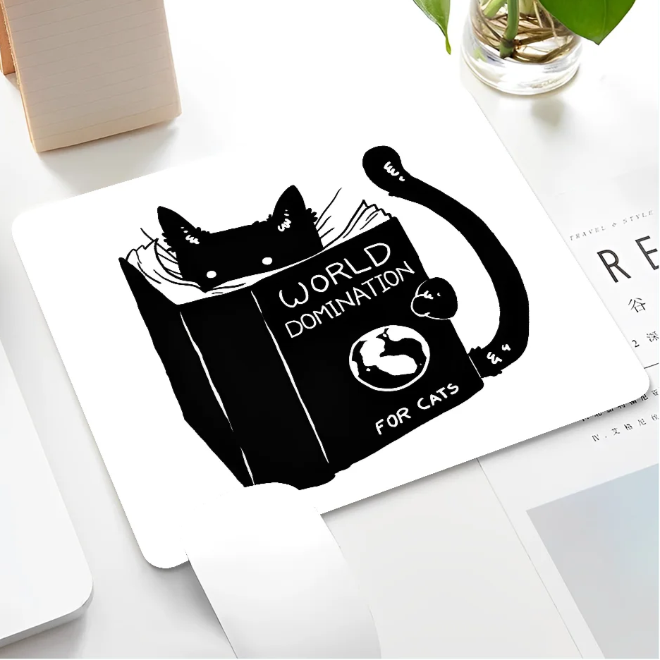 Black Cat Themed Mousepad