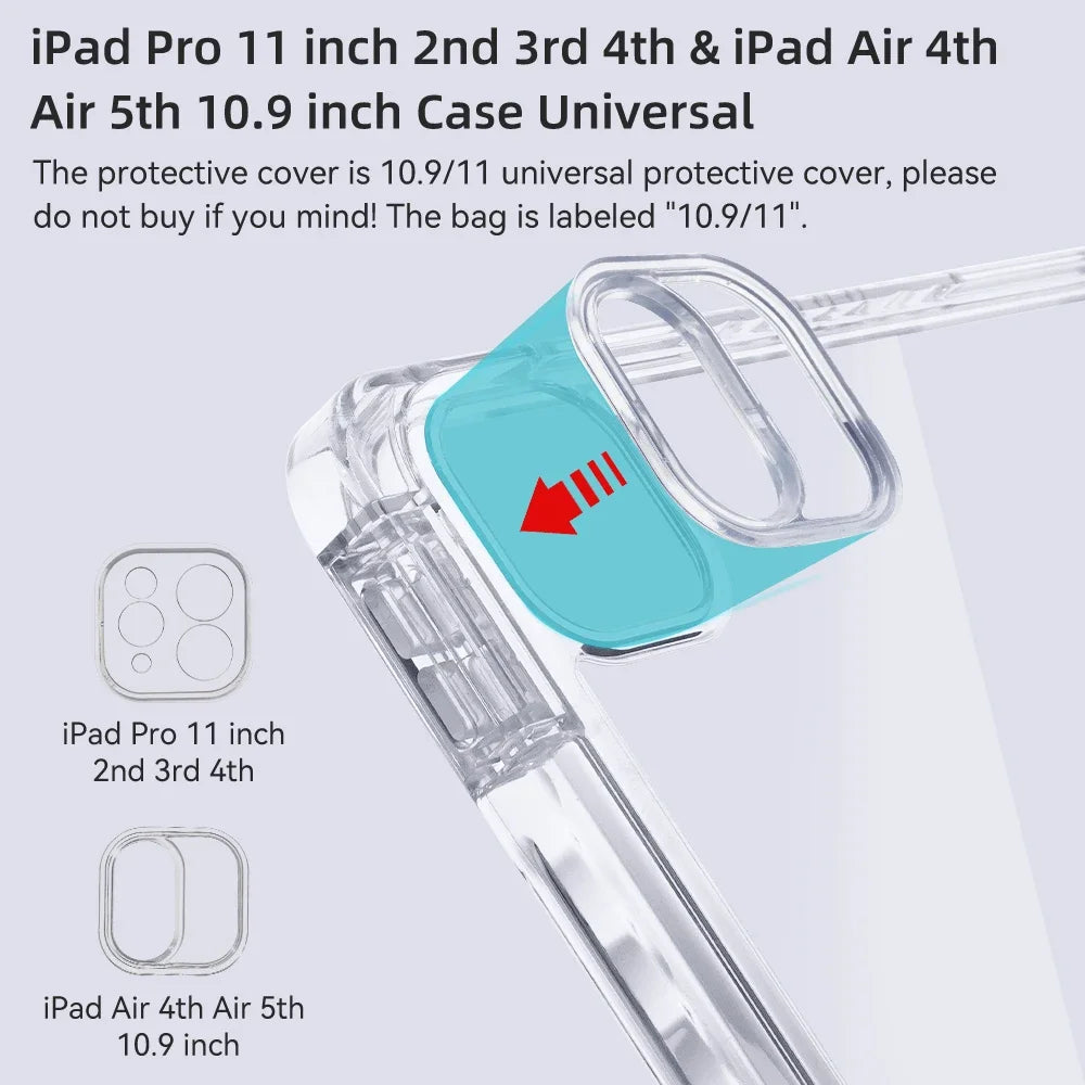 High Translucency Smart Case for iPad Pro M4 (2024)
