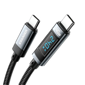 Essager 240W USB-C Fast Charging Cable with LED Display