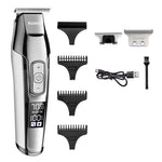 Kemei KM-5027 Rechargeable Hair Clipper with LCD Display