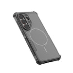 Dual-Layer Shock-Absorbing Magnetic Bumper Case for Samsung Galaxy S24 Series