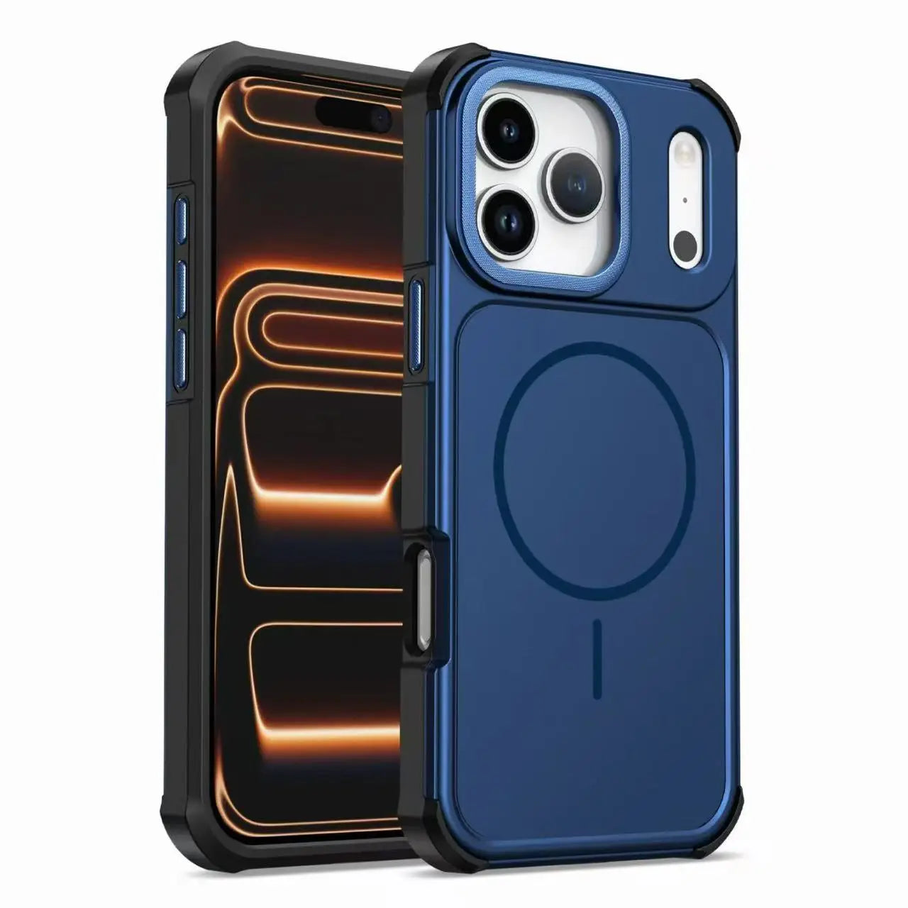 Shockproof Matte MagSafe Armor Case for iPhone 17 Series