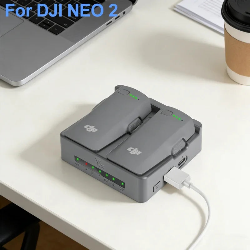 Portable 45W Battery Charger Box for DJI Neo 2 Drone