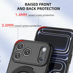 Soft TPU Shockproof MagSafe Case with 360° Rotating Metal Ring Stand for iPhone 17 Series