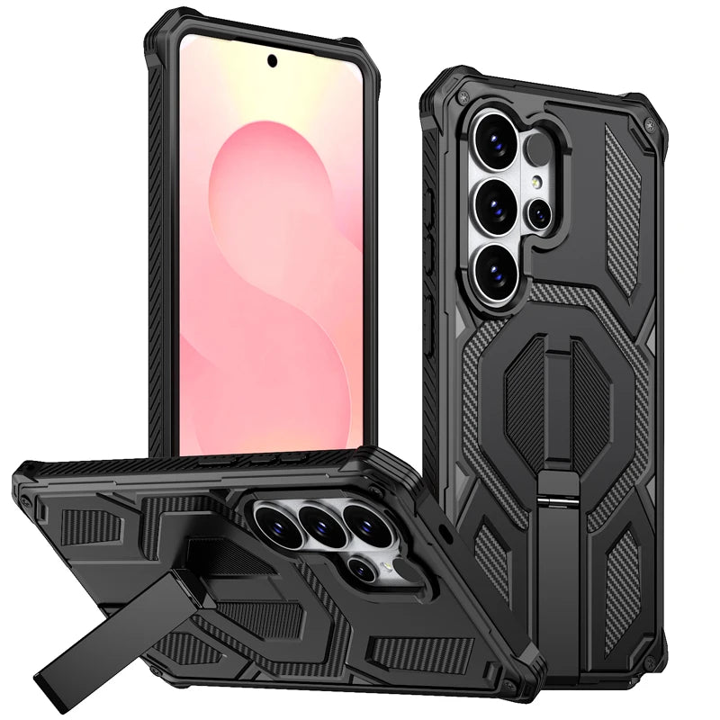 Shockproof Kickstand Case With Triple Shield Protection for Samsung Galaxy S24 Series