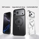 Clear Shockproof & Anti-Scratch MagSafe Case with Built-in Ring Holder for iPhone 17 Series