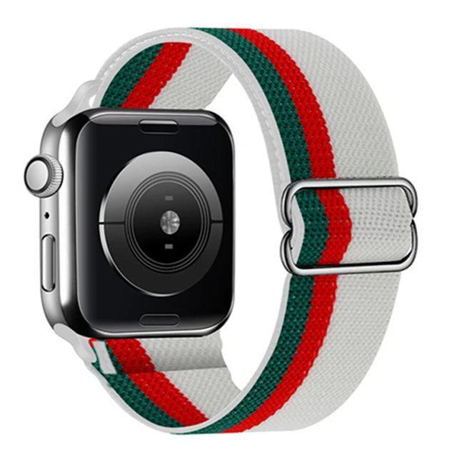 Soft Elastic Nylon Loop Strap for Apple Watch
