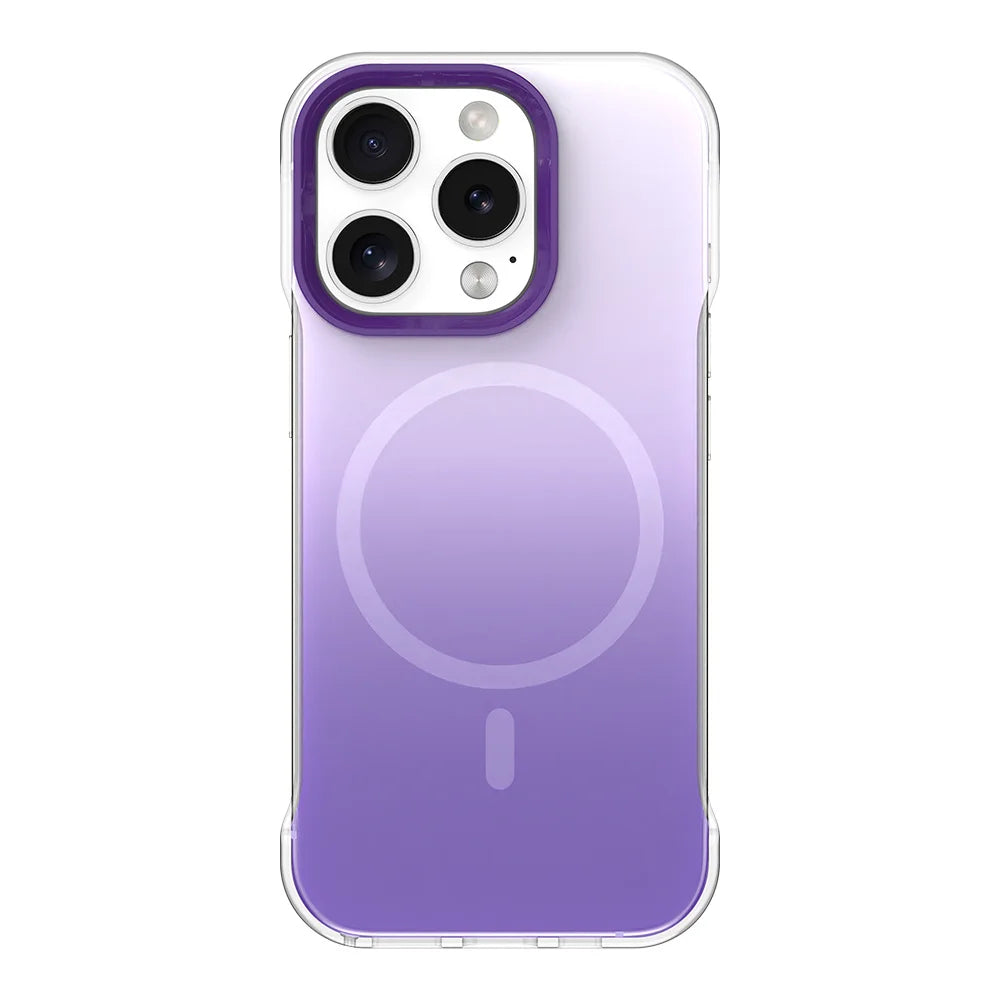 Borderless Gradient Frosted MagSafe Case for iPhone 15 Series