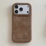 Shockproof Suede-Like Fabric Case with Raised Camera Protection for iPhone 17 Series
